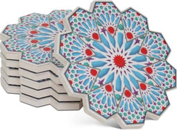 Safaary - Marokkaanse Onderzetters Mozaiek Mason (set van 6)