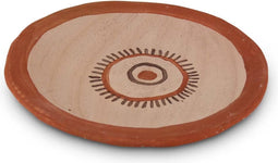 Safaary - Marokkaanse Schaal Berber Oranje-Bruin Authentiek Ø 27 x 4cm