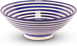 Safaary - Marokkaanse Schaal Blauw Zebra Ø 25 x 10cm