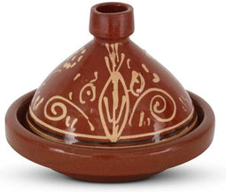 Safaary - Marokkaanse Tajine met motief Bol Ø 20 x16cm