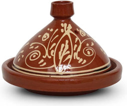 Safaary - Marokkaanse Tajine met motief Bol Ø 25 x 20cm
