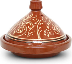 Safaary - Marokkaanse Tajine met motief Bol Ø 35 x 24cm