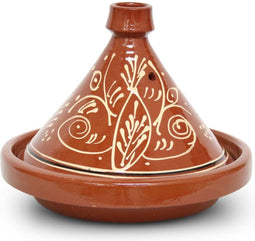 Safaary - Marokkaanse Tajine met motief Kegel Ø 35 x 26cm