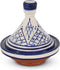 Safaary - Marokkaanse Tajine mini Blauw Zerbia Ø 11 x 12cm