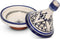 Safaary - Marokkaanse Tajine mini Blauw Zerbia Ø 11 x 12cm