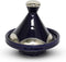 Safaary - Marokkaanse Tajine mini Donkerblauw Metaal Ø 13 x 14cm