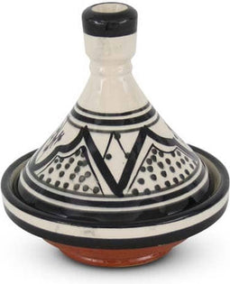 Safaary - Marokkaanse Tajine mini Zwart Nakhil Ø 11 x 12cm