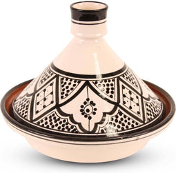 Safaary - Marokkaanse Tajine Zwart Nakhil Ø 27 x 22cm