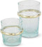 Safaary - Marokkaanse Theeglas Goud Beldi (Set van 6)-Ø 5,5 x 6cm