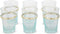 Safaary - Marokkaanse Theeglas Goud Beldi (Set van 6)-Ø 6 x 9cm
