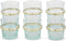 Safaary - Marokkaanse Theeglas Goud Beldi (Set van 6)-Ø 6 x 9cm