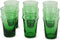 Safaary - Marokkaanse Theeglas Groen Beldi (Set van 6)-Ø 7 x 12,5cm