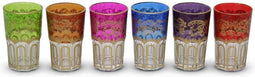 Safaary - Marokkaanse Theeglazen Set van 6 Anbar