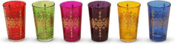 Safaary - Marokkaanse theeglazen Set van 6 Glazen Marrakesh Jdid