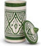 Safaary - Marokkaanse Voorraadpot Groen Nakhil Ø 11 x 24cm