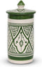 Safaary - Marokkaanse Voorraadpot Groen Nakhil Ø 11 x 24cm