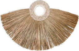 Safaary - Muurhanger Raffia Waaier Naturel Zeegras - 80x80 CM