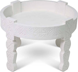 Safaary - Oosterse Chakki Tafel Wit Ø 51 x 36cm