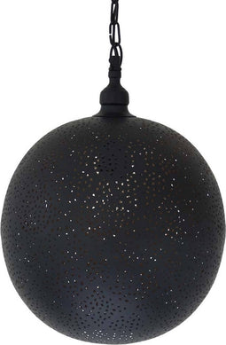 Safaary - Oosterse Hanglamp Abeer Zwart Goud Ø 30 x 40cm