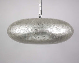Safaary - Oosterse Hanglamp Chaimae Nikkel Goud Ø 49 x 23cm