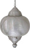 Safaary - Oosterse Hanglamp Farah Zilver Ø 33 x 52cm