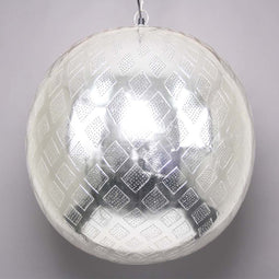 Safaary - Oosterse Hanglamp Fatiha Zilver Ø 50 x 55cm