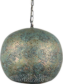 Safaary - Oosterse Hanglamp Green Patina May Ø 35 x 32cm