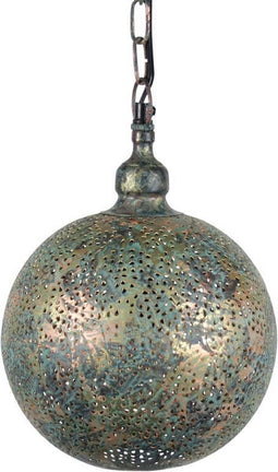 Safaary - Oosterse Hanglamp Green Patina Uma Ø 20 x 29cm