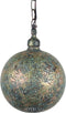 Safaary - Oosterse Hanglamp Green Patina Uma Ø 20 x 29cm