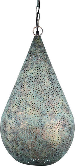 Safaary - Oosterse hanglamp Kubra Green Patina Ø 30 x 54cm