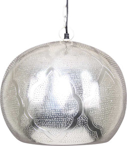 Safaary - Oosterse Hanglamp Lina Zilver Ø 35 x 33cm