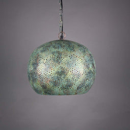 Safaary - Oosterse hanglamp Manar Green Patina Ø 35 x 32cm