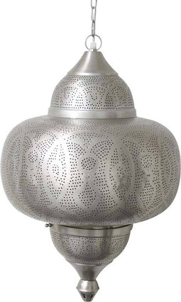 Safaary - Oosterse Hanglamp Nikkel Goud Aja Ø 42 x 63cm