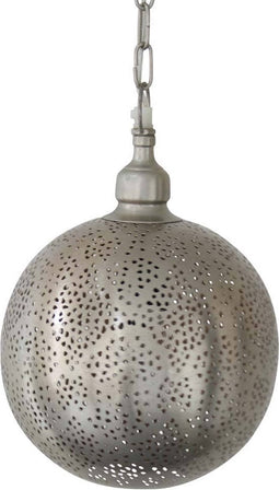 Safaary - Oosterse Hanglamp Nikkel Goud Kali Ø 20 x 29cm