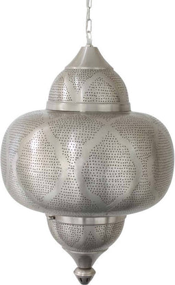 Safaary - Oosterse Hanglamp Nikkel Goud Laxmi Ø 41 x 67cm