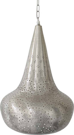 Safaary - Oosterse Hanglamp Nikkel Goud Tasya Ø 35 x 51cm