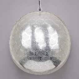 Safaary - Oosterse Hanglamp Saida Zilver Ø 50 x 55cm