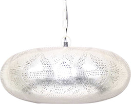 Safaary - Oosterse Hanglamp Warda Zilver Ø 42 x 23cm