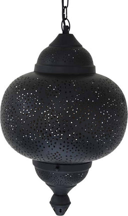 Safaary - Oosterse Hanglamp Wasima Zwart Goud Ø 33 x 54cm