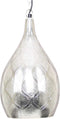 Safaary - Oosterse Hanglamp Wiam Zilver Ø 23 x 43cm