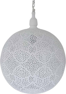 Safaary - Oosterse Hanglamp Wit Anika Ø 40 x 50cm