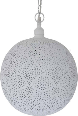 Safaary - Oosterse Hanglamp Wit Tara Ø 30 x 40cm