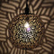 Safaary - Oosterse Hanglamp Zebra Faiza Zwart Goud Ø 40 x 50cm