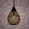 Safaary - Oosterse Hanglamp Zebra Jawahir Zwart Goud Ø 22 x 33cm
