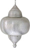 Safaary - Oosterse Hanglamp Zilver Ambia Ø 42 x 63cm