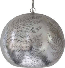 Safaary - Oosterse Hanglamp Zilver Nura Ø 46 x 38cm
