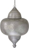 Safaary - Oosterse Hanglamp Zilver Verica Ø 40 x 68cm