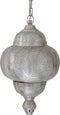 Safaary - Oosterse Hanglamp Zilver Zora Ø 24 x 44cm