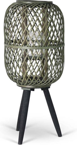 Safaary - Oosterse Kaarslichthouder Bamboe Ø 21 x 60cm