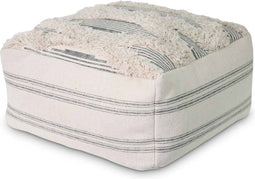 Safaary - Oosterse Poef Wit Kamea